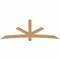 Ekena Millwork Alberta Smooth Timber Gable Bracket, Western Red Cedar, 108"W x 36"H x 5 1/2"D x 5 1/2"F, 8/12 Pitch GBW108X36X0606ALB00SWR - alternate 1